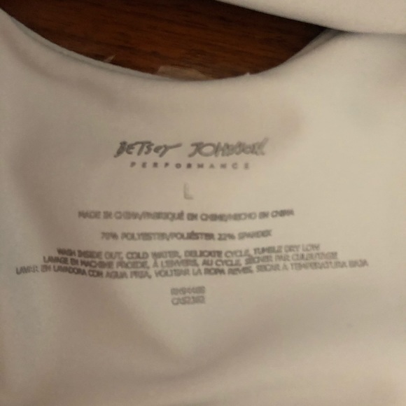 BETSY JOHNSON COLOR BLOCK SPORTS BRA - Picture 7 of 7